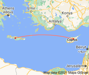 Cyprus to Crete